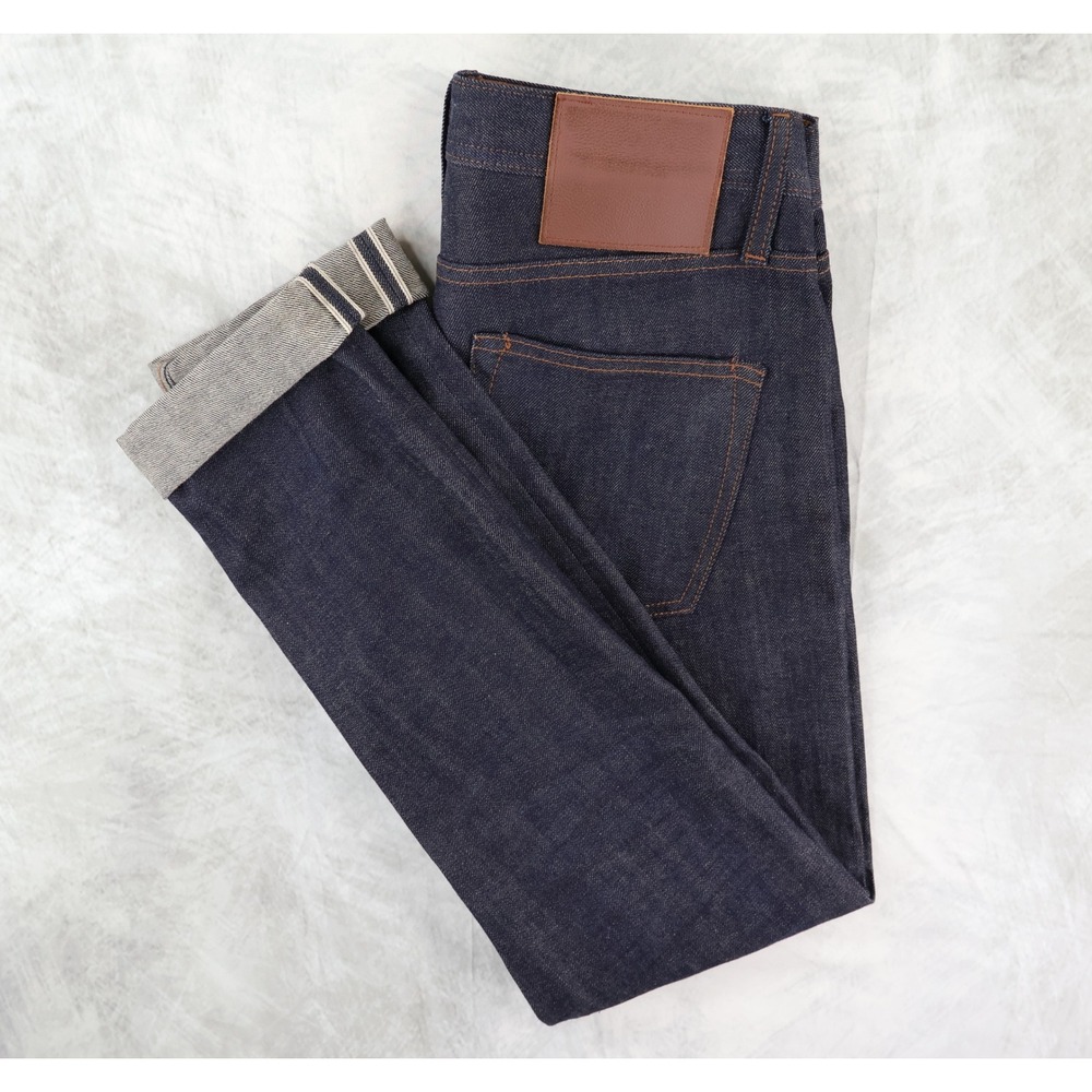 Unbranded Brand Jeans 30x32 Indigo Tight Fit UB422 11oz Stretch Selvedge Denim